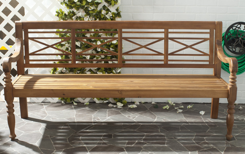 Waters Acacia Wood Garden Bench & Reviews Joss & Main